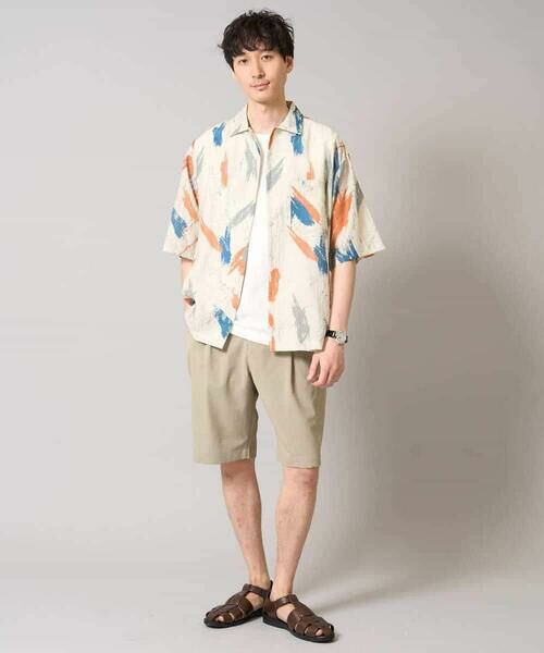 a.v.v / アー・ヴェ・ヴェ ショート・ハーフ・半端丈パンツ | 【イージーケア/接触冷感】ワンタックハーフパンツ/リライト夏2【吸水速乾/UVカット】 | 詳細5