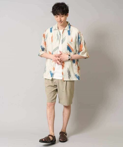 a.v.v / アー・ヴェ・ヴェ ショート・ハーフ・半端丈パンツ | 【イージーケア/接触冷感】ワンタックハーフパンツ/リライト夏2【吸水速乾/UVカット】 | 詳細7