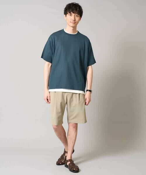 a.v.v / アー・ヴェ・ヴェ ショート・ハーフ・半端丈パンツ | 【イージーケア/接触冷感】ワンタックハーフパンツ/リライト夏2【吸水速乾/UVカット】 | 詳細8