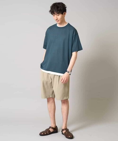 a.v.v / アー・ヴェ・ヴェ ショート・ハーフ・半端丈パンツ | 【イージーケア/接触冷感】ワンタックハーフパンツ/リライト夏2【吸水速乾/UVカット】 | 詳細9