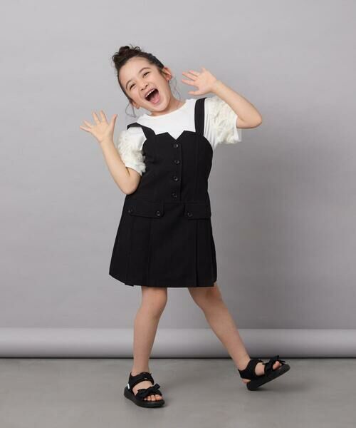 a.v.v / アー・ヴェ・ヴェ ロング・マキシ丈スカート | [100-130]フロントボタンジャンスカ | 詳細9