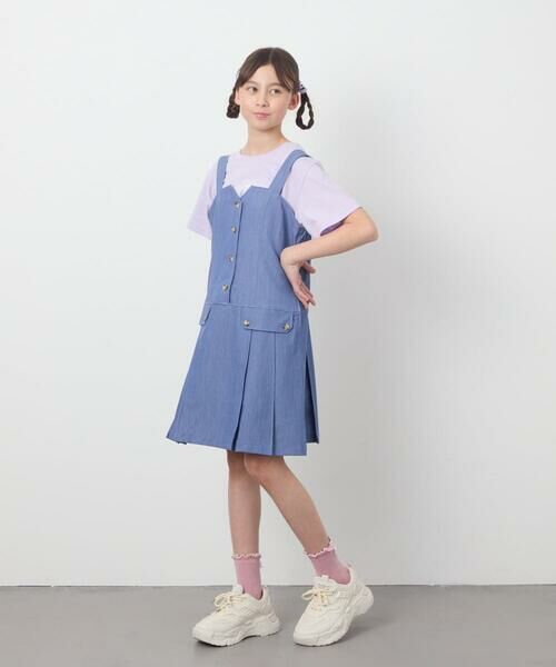 a.v.v / アー・ヴェ・ヴェ ロング・マキシ丈ワンピース | [160]フロントボタンジャンスカ | 詳細6