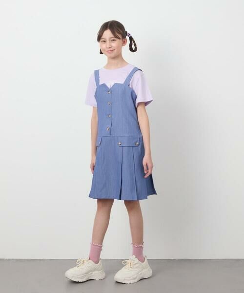 a.v.v / アー・ヴェ・ヴェ ロング・マキシ丈ワンピース | [160]フロントボタンジャンスカ | 詳細9