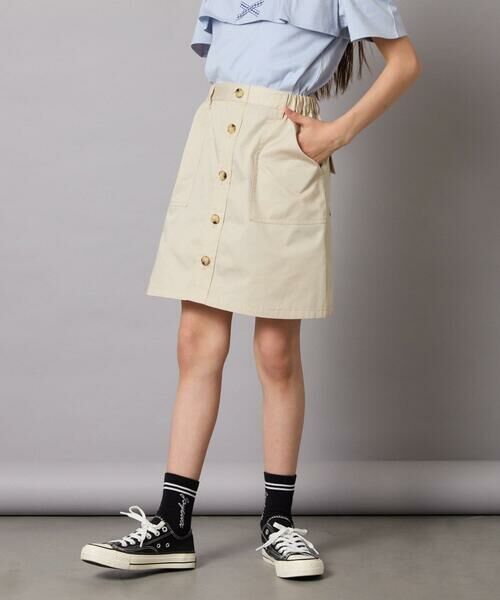 a.v.v / アー・ヴェ・ヴェ ミニ・ひざ丈スカート | [120-130]ベイカーポケットスカート | 詳細19