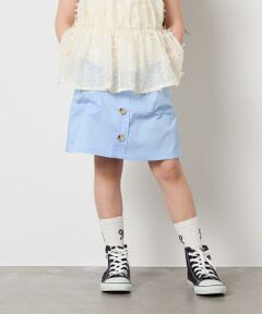 a.v.v / アー・ヴェ・ヴェ ミニ・ひざ丈スカート | [140-150]ベイカーポケットスカート