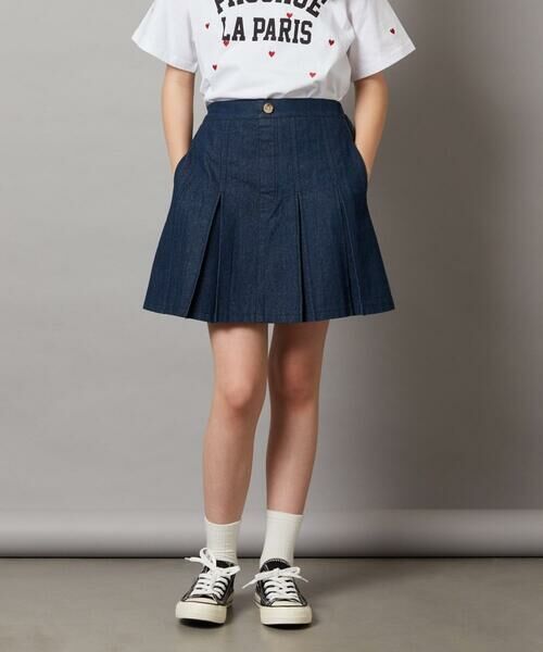a.v.v / アー・ヴェ・ヴェ ミニ・ひざ丈スカート | [100-130]【インパン付】タックプリーツスカート | 詳細12