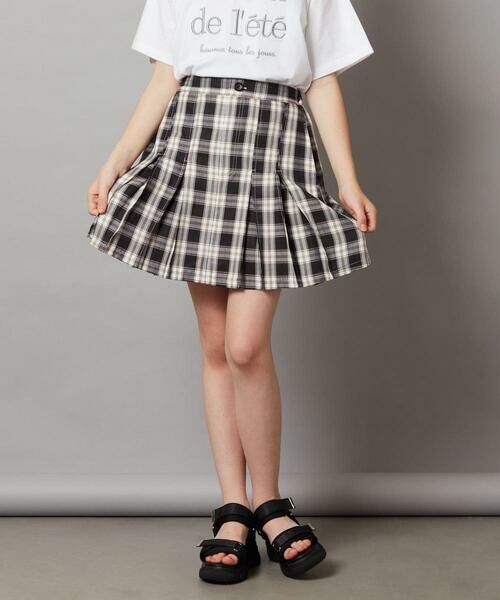 a.v.v / アー・ヴェ・ヴェ ミニ・ひざ丈スカート | [100-130]【インパン付】タックプリーツスカート | 詳細26