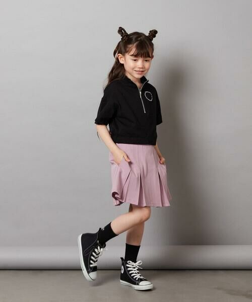 a.v.v / アー・ヴェ・ヴェ ミニ・ひざ丈スカート | [100-130]【インパン付】タックプリーツスカート | 詳細6