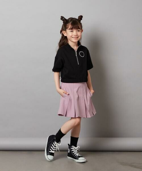 a.v.v / アー・ヴェ・ヴェ ミニ・ひざ丈スカート | [100-130]【インパン付】タックプリーツスカート | 詳細7