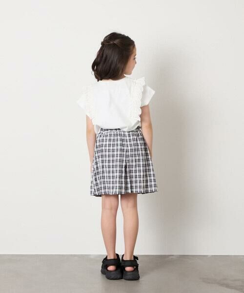 a.v.v / アー・ヴェ・ヴェ カットソー | 【接触冷感/ジメジメ対策/安心の綿100％】[100-150]肩フリルモチーフＴシャツ | 詳細26