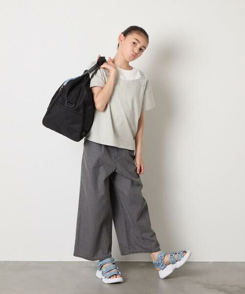 a.v.v / アー・ヴェ・ヴェ カットソー | 【接触冷感/ジメジメ対策】[100-160]バックル付きイレイヤード風Ｔシャツ | 詳細25