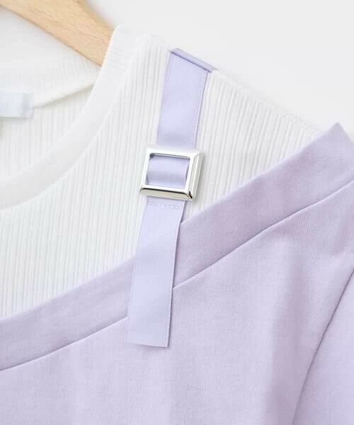 a.v.v / アー・ヴェ・ヴェ カットソー | 【接触冷感/ジメジメ対策】[100-160]バックル付きイレイヤード風Ｔシャツ | 詳細29