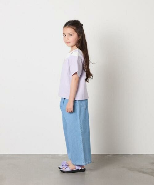 a.v.v / アー・ヴェ・ヴェ カットソー | 【接触冷感/ジメジメ対策】[100-160]バックル付きイレイヤード風Ｔシャツ | 詳細8