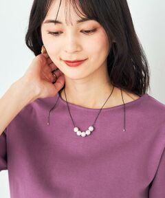 a.v.v / アー・ヴェ・ヴェ ネックレス・ペンダント・チョーカー | パールコンビビジューネックレス