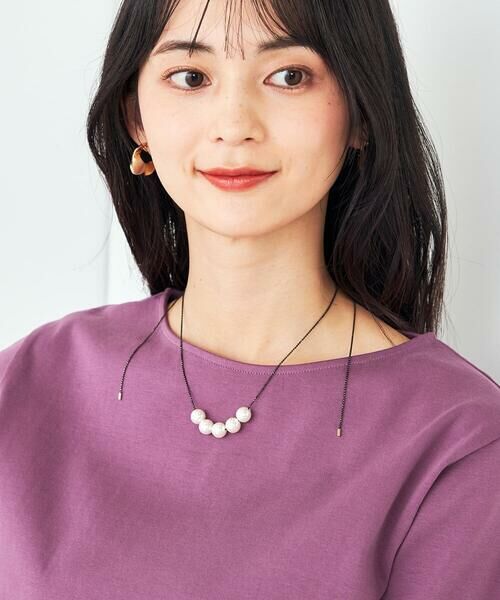 a.v.v / アー・ヴェ・ヴェ ネックレス・ペンダント・チョーカー | パールコンビビジューネックレス | 詳細1