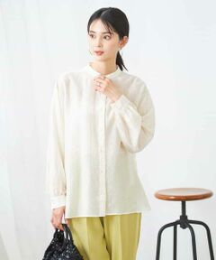a.v.v / アー・ヴェ・ヴェ シャツ・ブラウス | シアー楊柳ブラウス