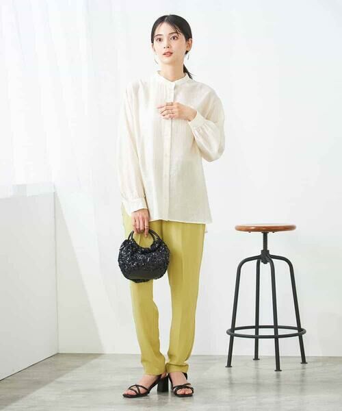 a.v.v / アー・ヴェ・ヴェ シャツ・ブラウス | シアー楊柳ブラウス | 詳細14