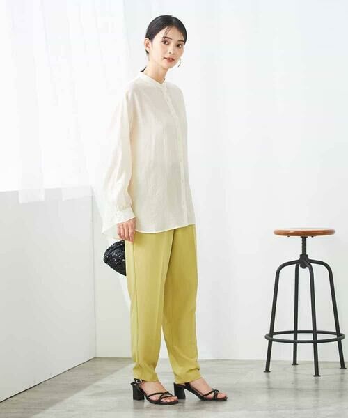 a.v.v / アー・ヴェ・ヴェ シャツ・ブラウス | シアー楊柳ブラウス | 詳細2