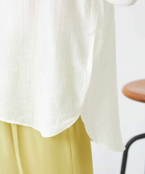 a.v.v / アー・ヴェ・ヴェ シャツ・ブラウス | シアー楊柳ブラウス | 詳細9