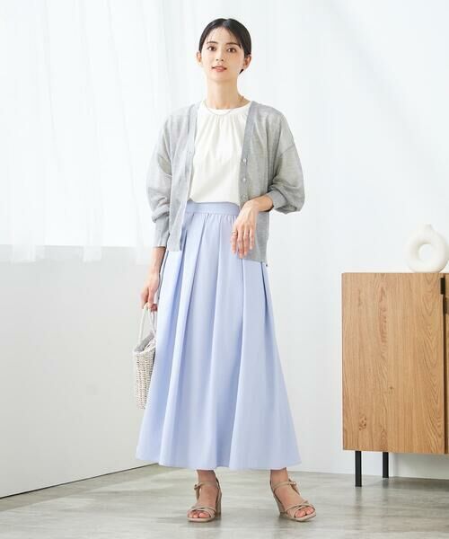 a.v.v / アー・ヴェ・ヴェ カーディガン・ボレロ | シアーVネックカーディガン | 詳細12