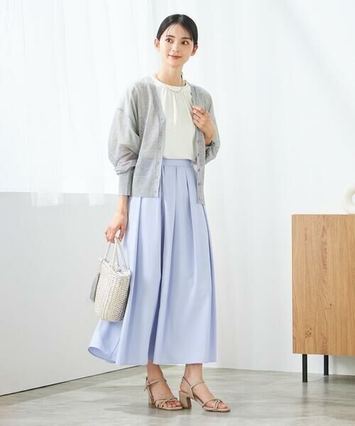 a.v.v / アー・ヴェ・ヴェ カーディガン・ボレロ | シアーVネックカーディガン | 詳細14