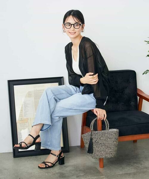 a.v.v / アー・ヴェ・ヴェ カーディガン・ボレロ | シアーVネックカーディガン | 詳細25