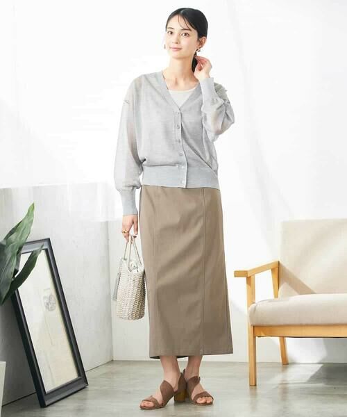 a.v.v / アー・ヴェ・ヴェ カーディガン・ボレロ | シアーVネックカーディガン | 詳細5