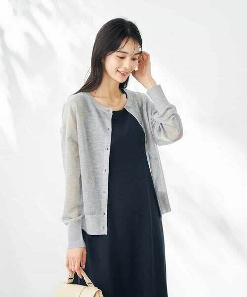 a.v.v / アー・ヴェ・ヴェ カーディガン・ボレロ | 【2WAY】シアークルーネックカーディガン | 詳細11