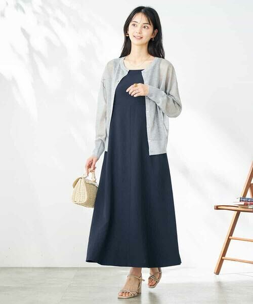 a.v.v / アー・ヴェ・ヴェ カーディガン・ボレロ | 【2WAY】シアークルーネックカーディガン | 詳細14