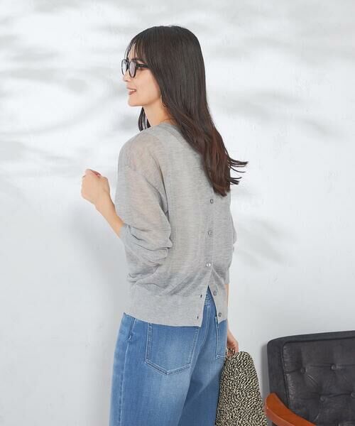 a.v.v / アー・ヴェ・ヴェ カーディガン・ボレロ | 【2WAY】シアークルーネックカーディガン | 詳細18
