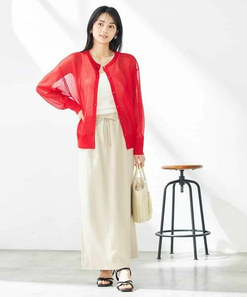 a.v.v / アー・ヴェ・ヴェ カーディガン・ボレロ | 【2WAY】シアークルーネックカーディガン | 詳細2