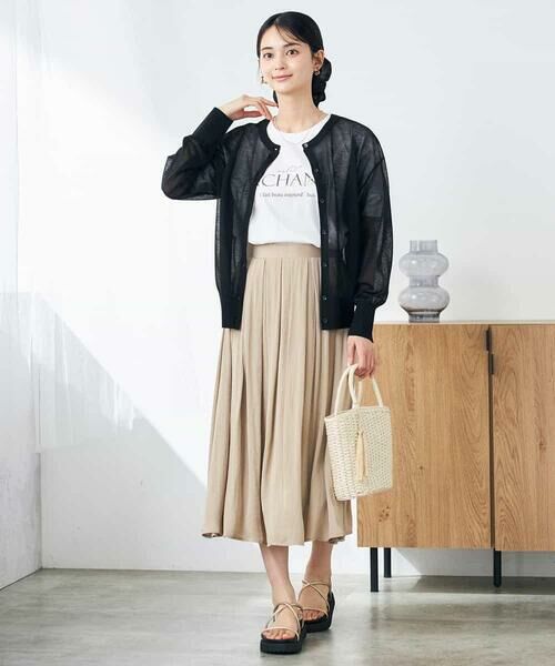 a.v.v / アー・ヴェ・ヴェ カーディガン・ボレロ | 【2WAY】シアークルーネックカーディガン | 詳細26