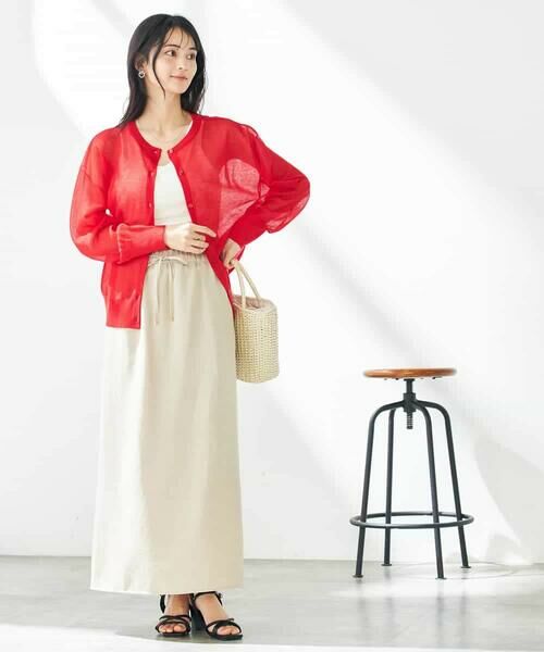 a.v.v / アー・ヴェ・ヴェ カーディガン・ボレロ | 【2WAY】シアークルーネックカーディガン | 詳細3