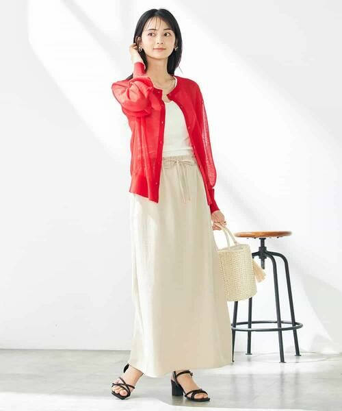 a.v.v / アー・ヴェ・ヴェ カーディガン・ボレロ | 【2WAY】シアークルーネックカーディガン | 詳細4