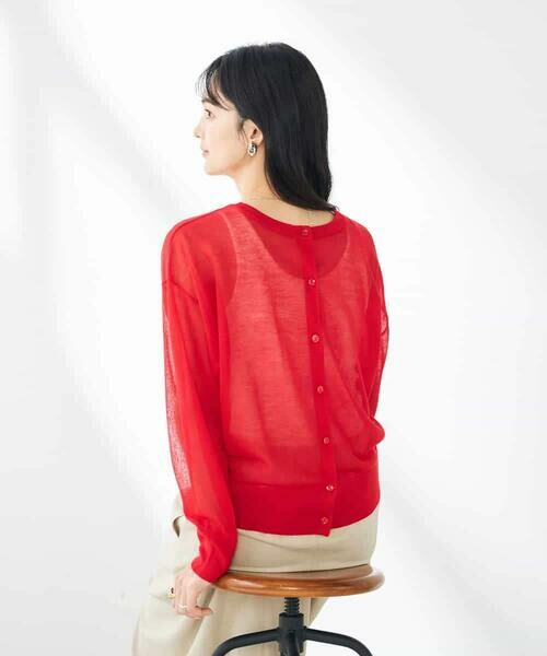 a.v.v / アー・ヴェ・ヴェ カーディガン・ボレロ | 【2WAY】シアークルーネックカーディガン | 詳細8