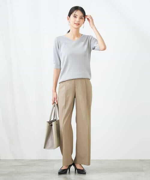 a.v.v / アー・ヴェ・ヴェ ニット・セーター | 【接触冷感】ラメVネックパフスリーブニット | 詳細18