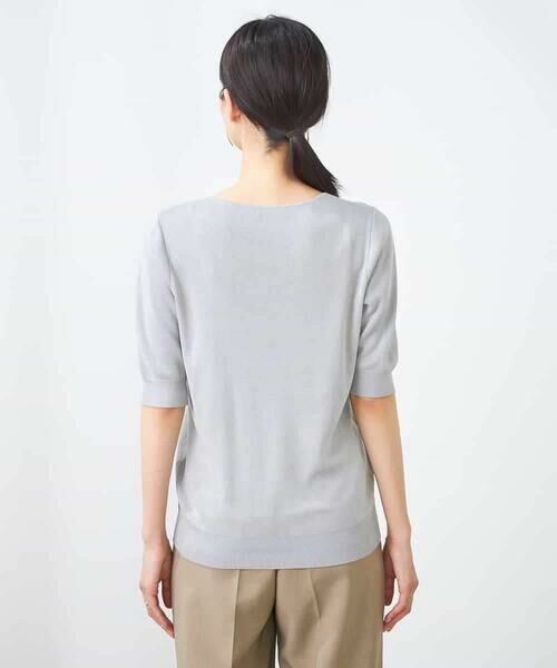 a.v.v / アー・ヴェ・ヴェ ニット・セーター | 【接触冷感】ラメVネックパフスリーブニット | 詳細22