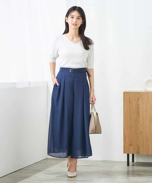 a.v.v / アー・ヴェ・ヴェ ニット・セーター | 【接触冷感】ラメVネックパフスリーブニット | 詳細9