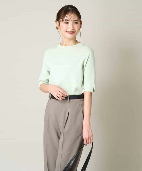 a.v.v / アー・ヴェ・ヴェ ニット・セーター | 【洗える/UVカット】クルーネックニット | 詳細7