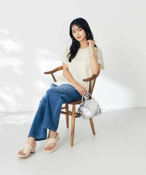 a.v.v / アー・ヴェ・ヴェ ニット・セーター | ラメメッシュサマーニット | 詳細11