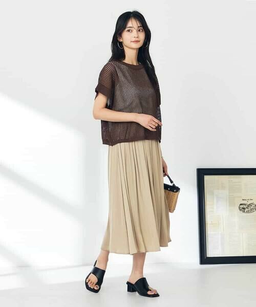 a.v.v / アー・ヴェ・ヴェ ニット・セーター | ラメメッシュサマーニット | 詳細18