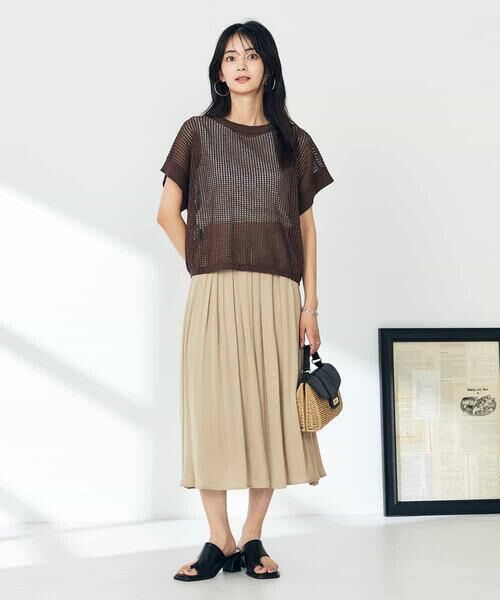 a.v.v / アー・ヴェ・ヴェ ニット・セーター | ラメメッシュサマーニット | 詳細19