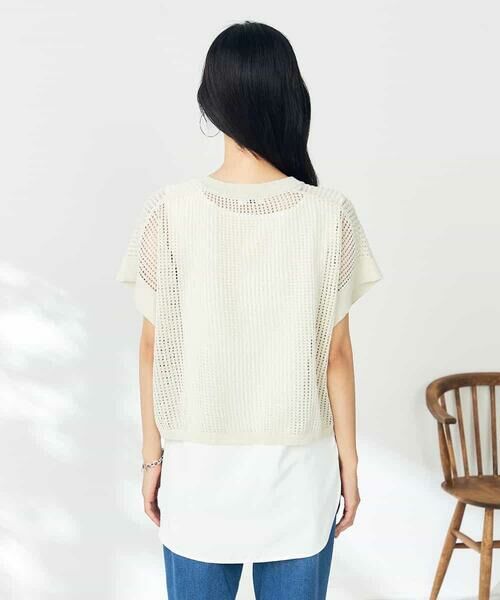 a.v.v / アー・ヴェ・ヴェ ニット・セーター | ラメメッシュサマーニット | 詳細23