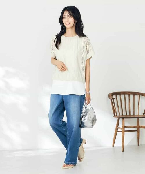 a.v.v / アー・ヴェ・ヴェ ニット・セーター | ラメメッシュサマーニット | 詳細5