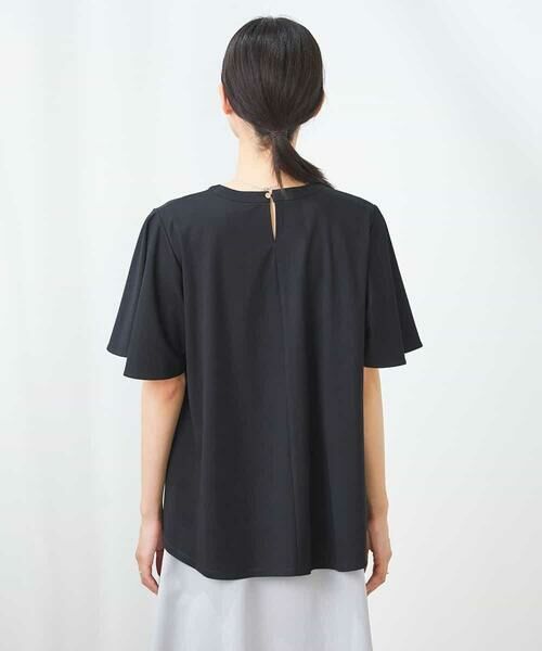 a.v.v / アー・ヴェ・ヴェ カットソー | 【接触冷感/UVカット】ギャザーネックフレアスリーブトップス | 詳細27