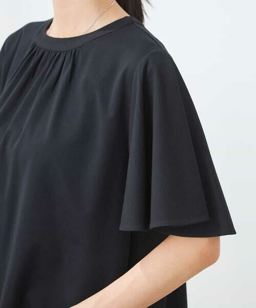 a.v.v / アー・ヴェ・ヴェ カットソー | 【接触冷感/UVカット】ギャザーネックフレアスリーブトップス | 詳細30