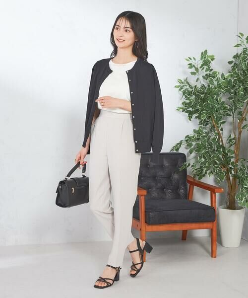 a.v.v / アー・ヴェ・ヴェ カットソー | 【UVカット】パール調ネックトップス | 詳細12