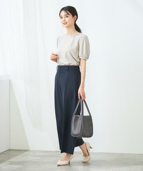 a.v.v / アー・ヴェ・ヴェ カットソー | 【UVカット】パール調ネックトップス | 詳細23