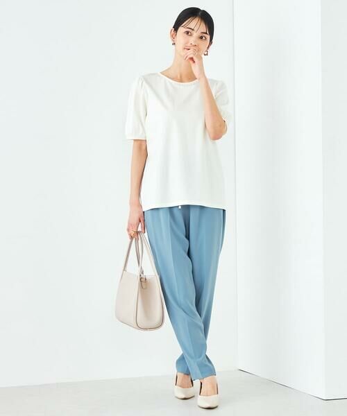 a.v.v / アー・ヴェ・ヴェ カットソー | 【UVカット】パール調ネックトップス | 詳細5