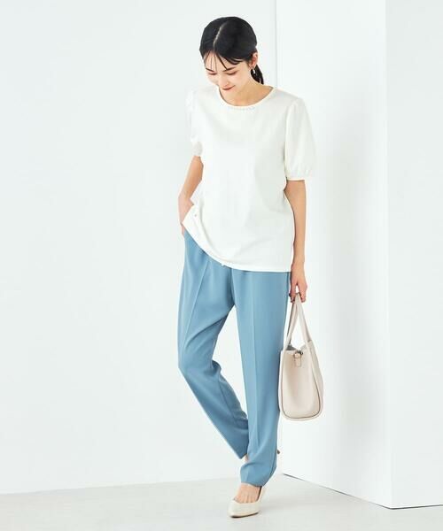 a.v.v / アー・ヴェ・ヴェ カットソー | 【UVカット】パール調ネックトップス | 詳細6